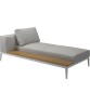 GRID Left / Right Chaise Unit Teak