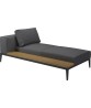 GRID Left / Right Chaise Unit Teak