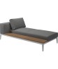 GRID Left / Right Chaise Unit Teak