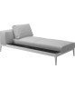 GRID Left / Right Chaise Unit Ceramic