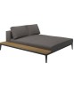GRID Left / Right Chill Chaise Unit Teak