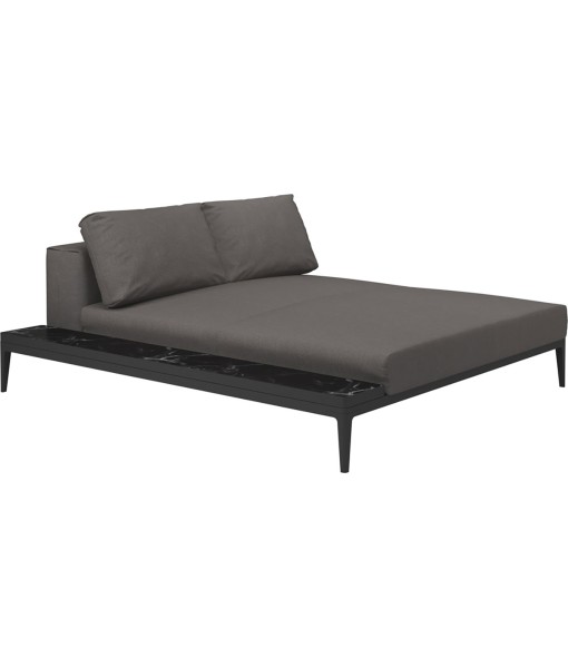 GRID Left / Right Chill Chaise Unit Ceramic