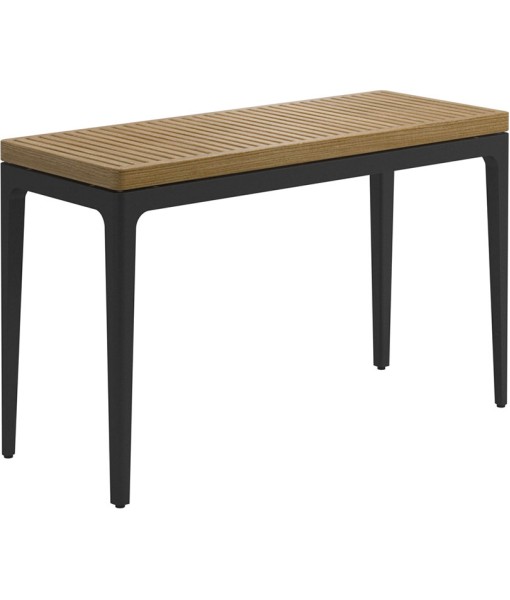 GRID Console Table with Slatted Teak ...