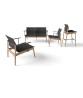 SWAY Teak Stacking Dining Chair With Arms