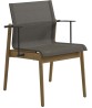 SWAY Teak Stacking Dining Chair With Arms
