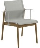SWAY Teak Stacking Dining Chair With Arms