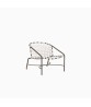 Kantan Aluminum Suncloth Lounge Chair, Suncloth Lace