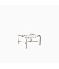 Kantan Aluminum Suncloth Ottoman, Suncloth Lace