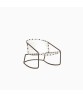 Kantan Aluminum Vinyl Rocker, Vinyl Lace