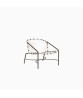 Kantan Aluminum Vinyl Lounge Chair, Vinyl Lace