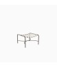 Kantan Aluminum Vinyl Ottoman, Vinyl Lace