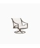Pasadena Sling Swivel Motion Lounge Chair, Padded
