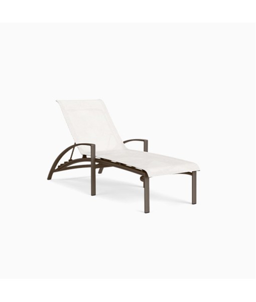 Pasadena Sling Stacking Flat Adjustable Chaise