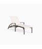 Pasadena Sling Stacking Adjustable Chaise, Sling