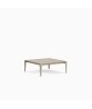 Still 28" Square Occasional Table, Solid Aluminum Top