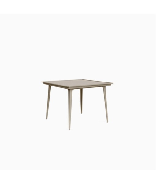 Still 36" Square Dining Table, Solid Aluminum Top