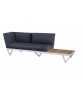 BONDI BELLE sofa 2-seater with table right hand arm