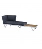 BONDI BELLE sofa chaise with table right hand arm