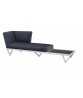 BONDI BELLE sofa chaise with table right hand arm