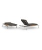 ALBATROSS Multiposition Sunbed with Side Tray