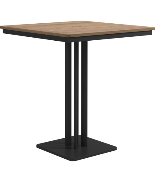 METZ 35.5" SQ Pedestal Bar Table