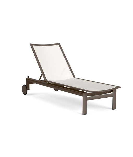 Parkway Flex Flat Adjustable Chaise w/Wheels
