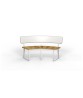 BEGONIA Bench with Backrest