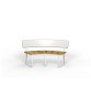 BEGONIA Bench with Backrest