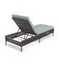 Javier Outdoor Armless Chaise