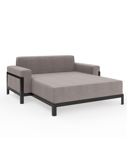 More Comfort Double Lounger with arms