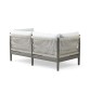 Georgica 2 Seater Sofa (Aluminum)
