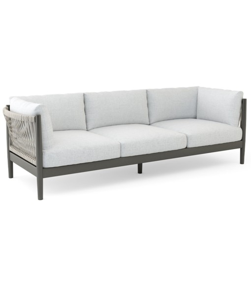 Georgica 3 Seater Sofa (Aluminum)
