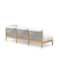 Georgica RF 3-Seater Sofa (Aluminum)