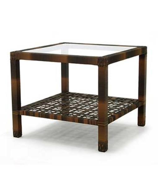 Astor End Table with Glass Top
