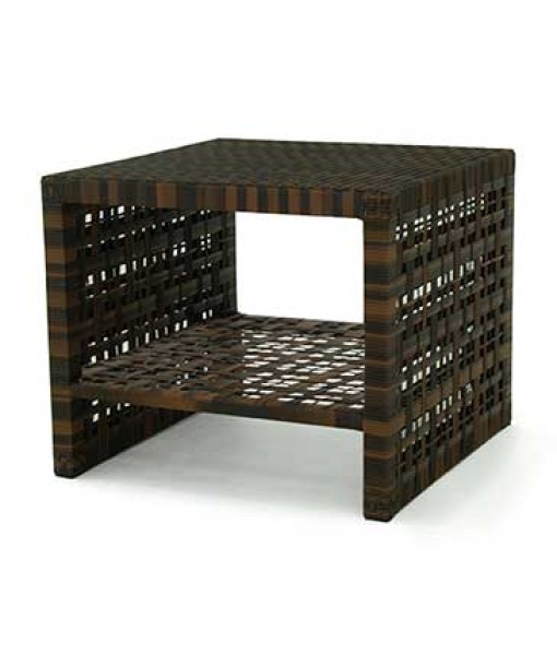 Astor End Table with Woven Top