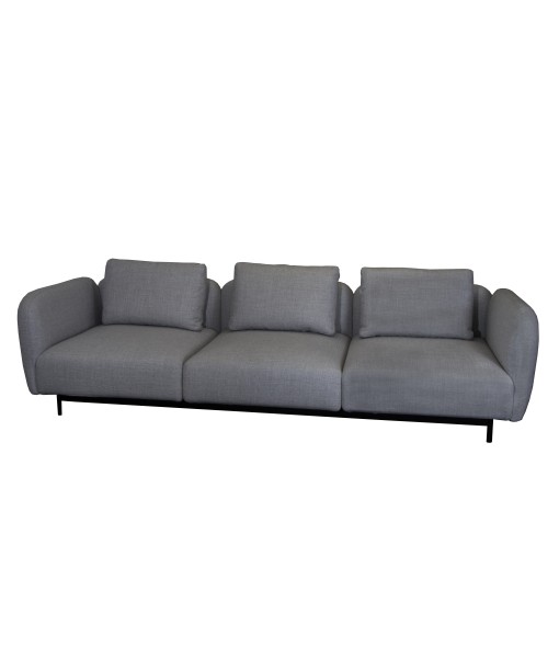 Aura 3-seater sofa w/high armrest