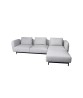Aura 3-seater sofa w/high armrest & chaise lounge left