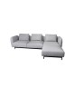 Aura 3-seater sofa w/high armrest & chaise lounge left