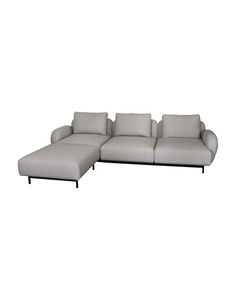 Aura 3-seater sofa w/low armrest & ...