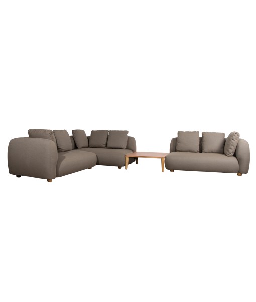 Capture corner sofa w/ table & chaise lounge