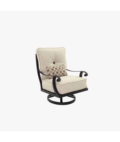 Bellagio High Back Cushioned Lounge Swivel Rocker