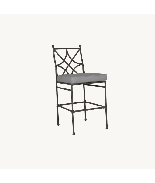 Bordeaux Formal Armless Bar Stool
