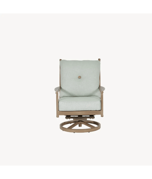 Lodge Cushioned High Back Swivel Rocker