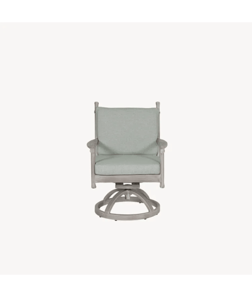 Lodge Cushioned Formal Swivel Rocker