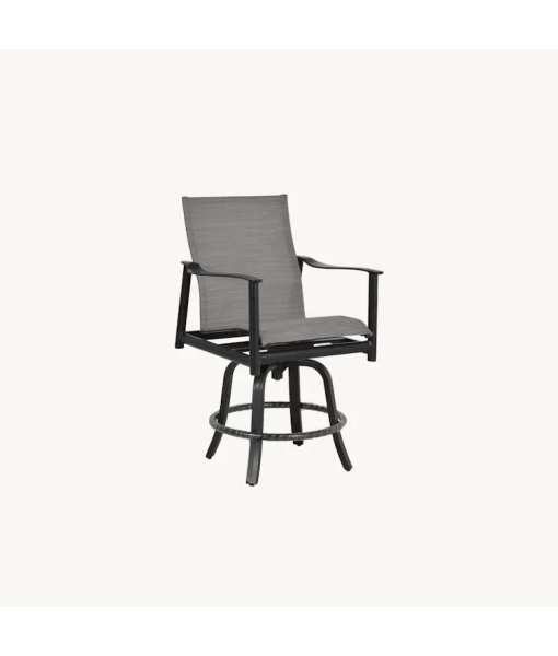 Barbados Sling Swivel Counter Stool
