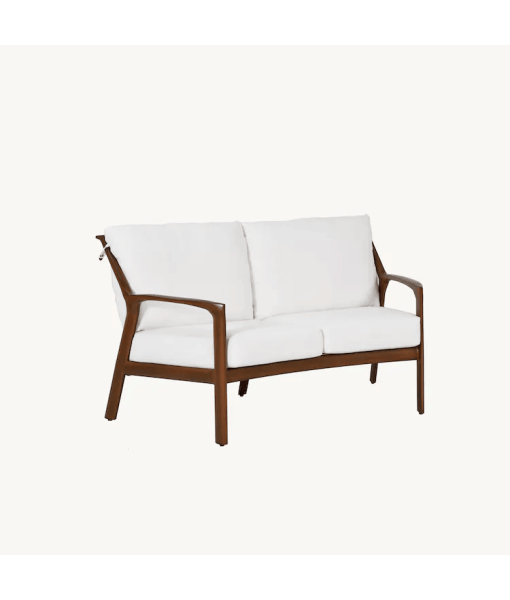 Berkeley Cushioned Crescent Loveseat