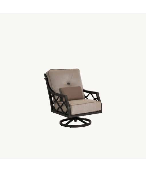 Villa Bianca High Back Cushioned Lounge Swivel Rocker