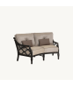 Villa Bianca Cushioned Crescent Loveseat