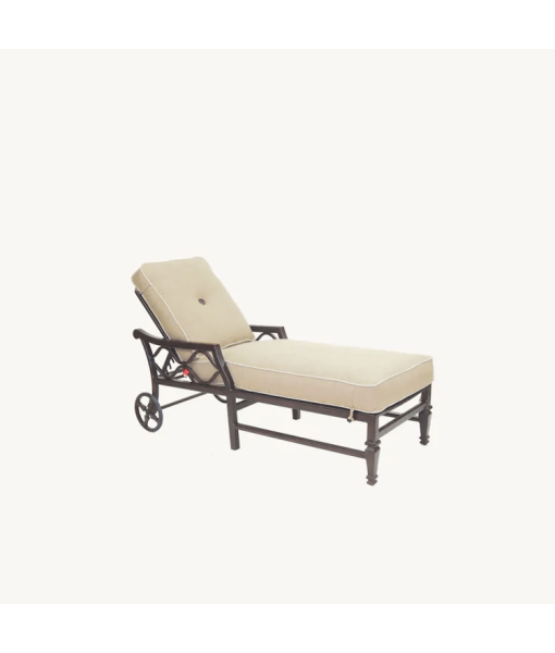 Villa Bianca Adjustable Cushioned Chaise Lounge