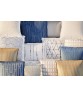 Plume Pillows 20×20″ Spiral Ivory/Indigo Throw Pillow
